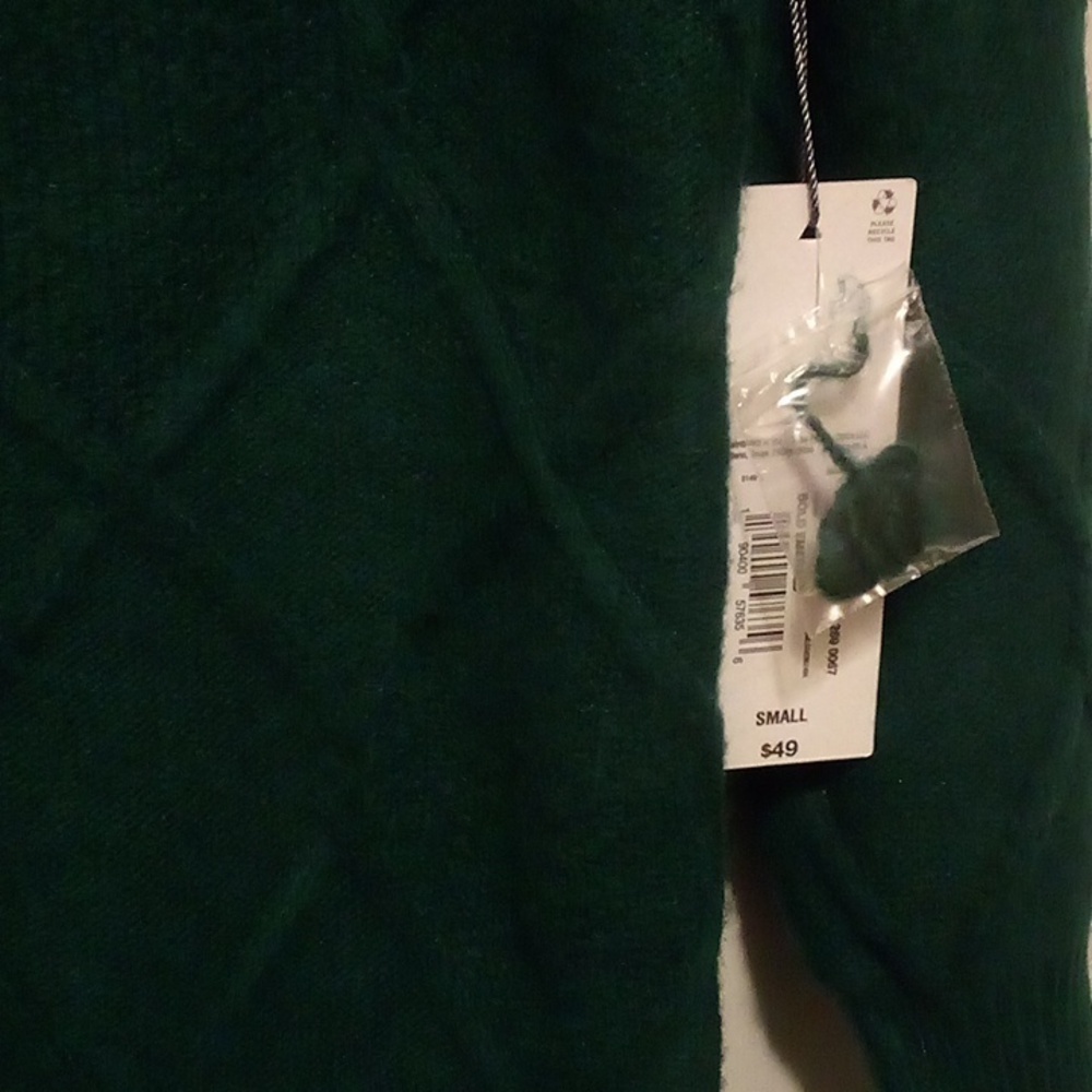 NWT - Liz Claiborne Green Long Sleeve Knit Sweater - Size Small - Picture 2 of 7